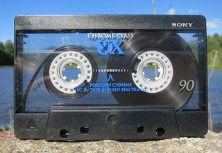 1990s Sony UX Chrome Class Type II 90 minute audio cassette tape