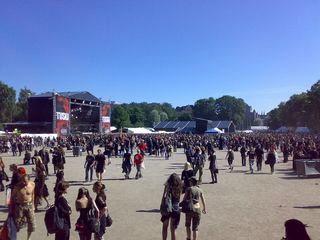 Tuska Open Air Metal Festival 2007 main stage area